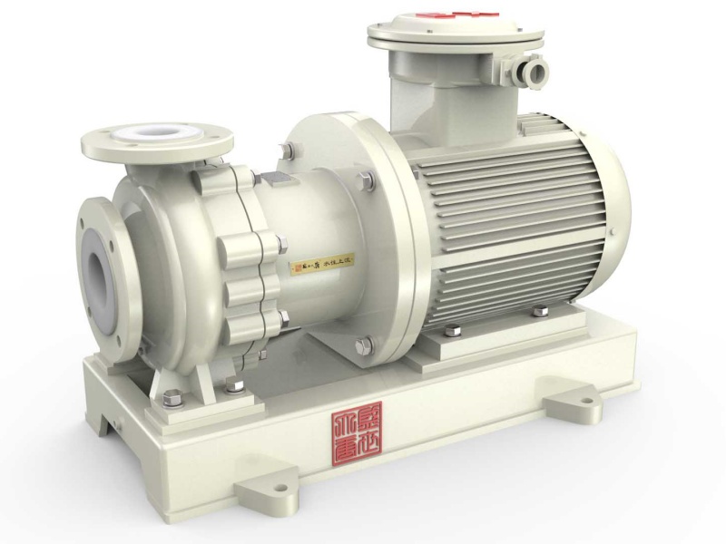 Fluorine Lined Chemical Magnetic Drive Pump